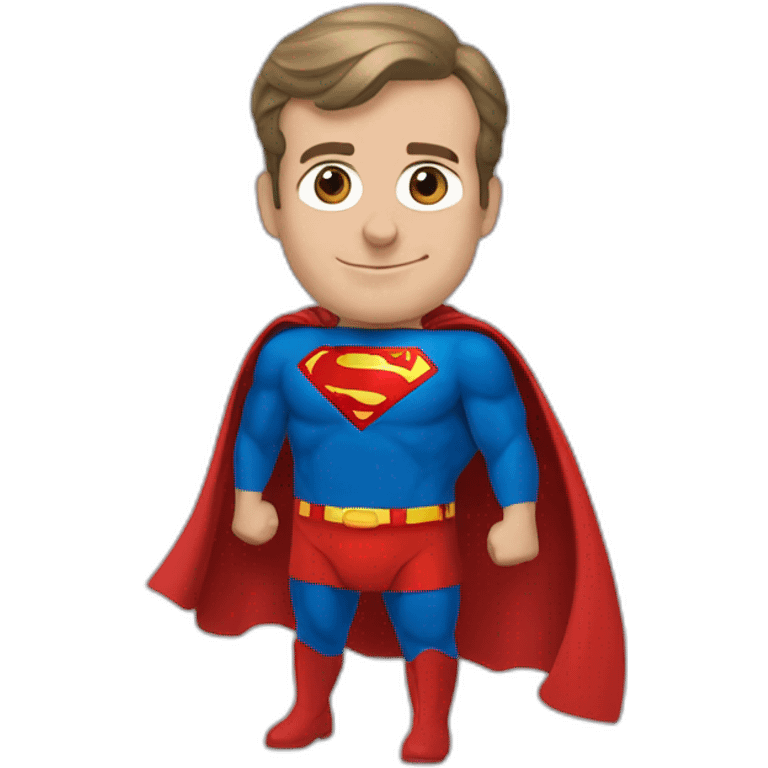 Emmanuel Macron superman emoji