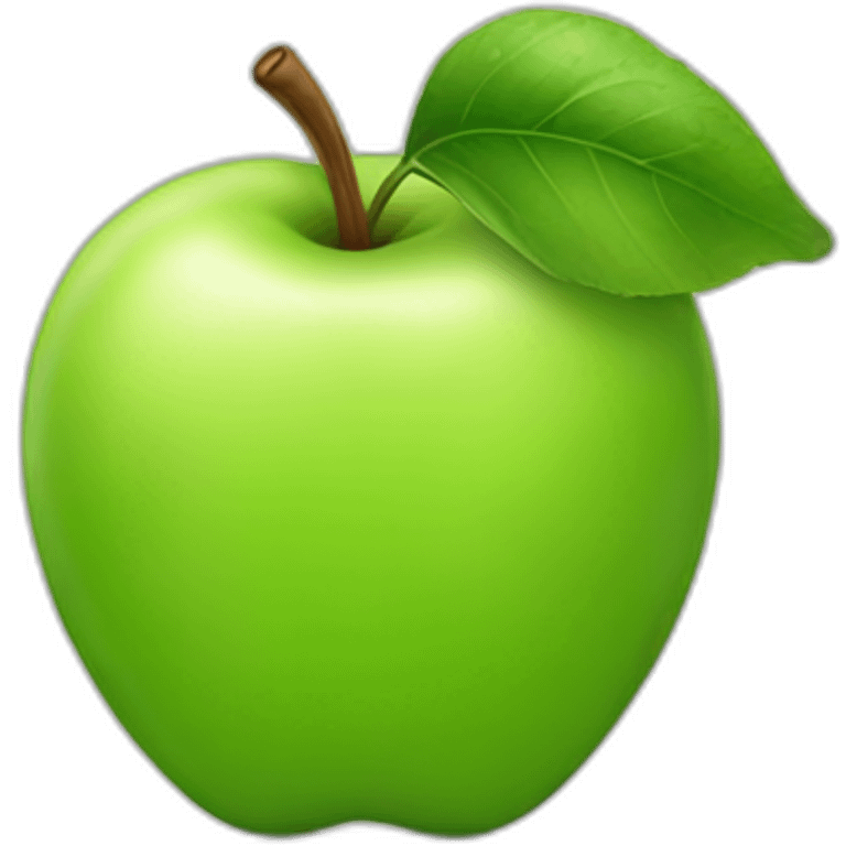 Green-apple emoji