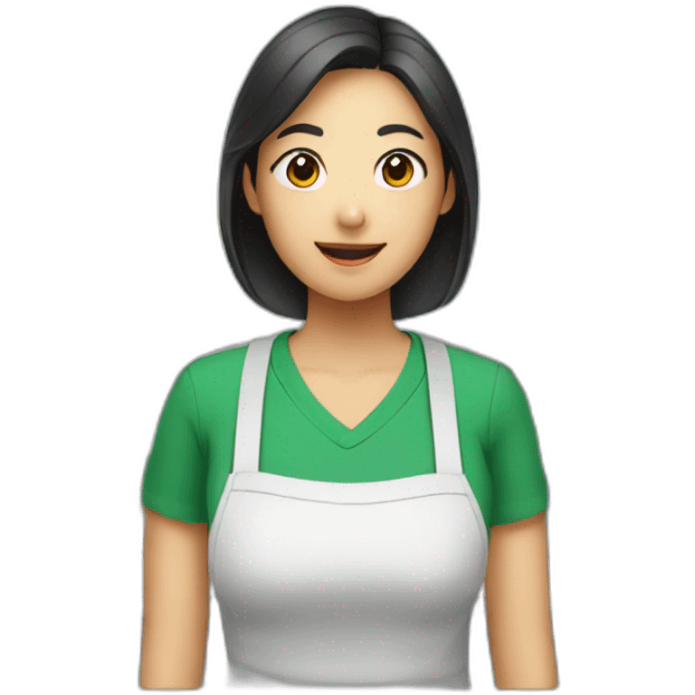 asian cashier emoji