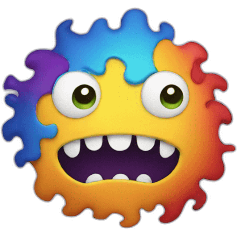 autism logo colors Monster emoji