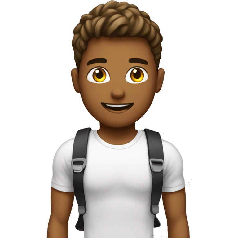 student in fitness emoji