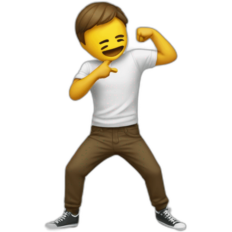 A dab emoji