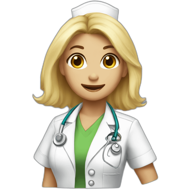 nurse dinosaur blondie emoji