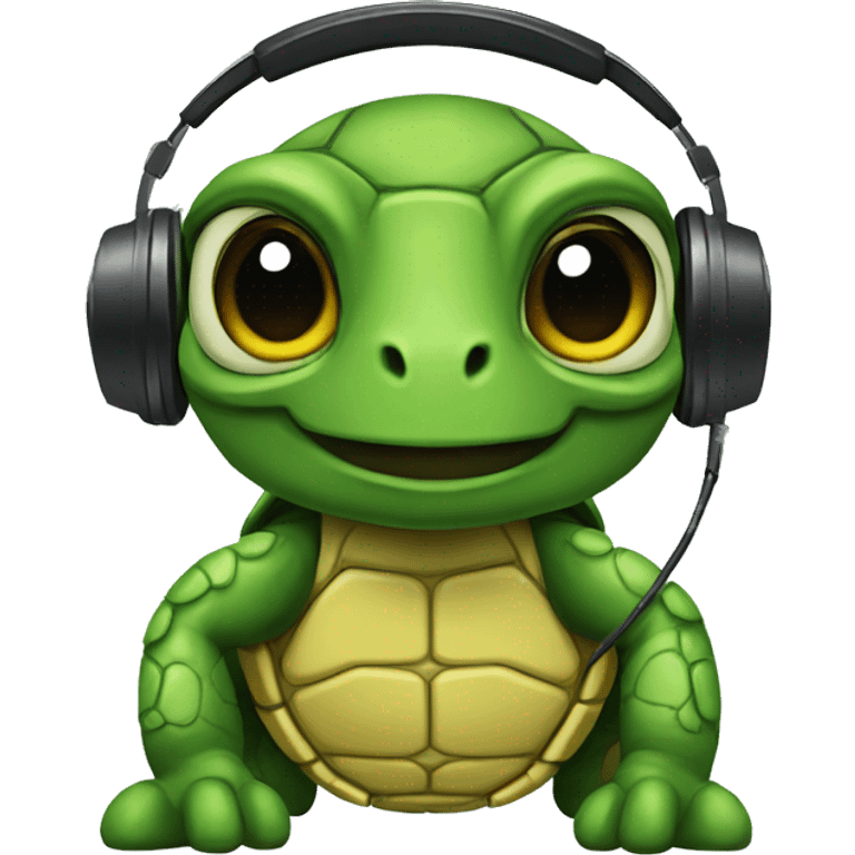 dj turtle emoji