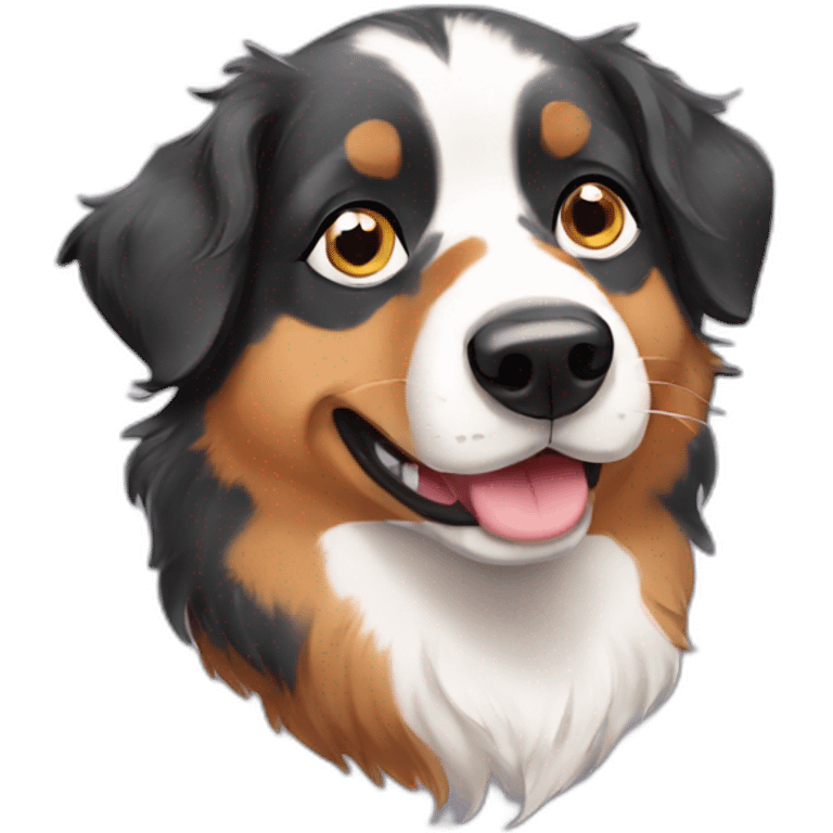 australian shepard comic emoji