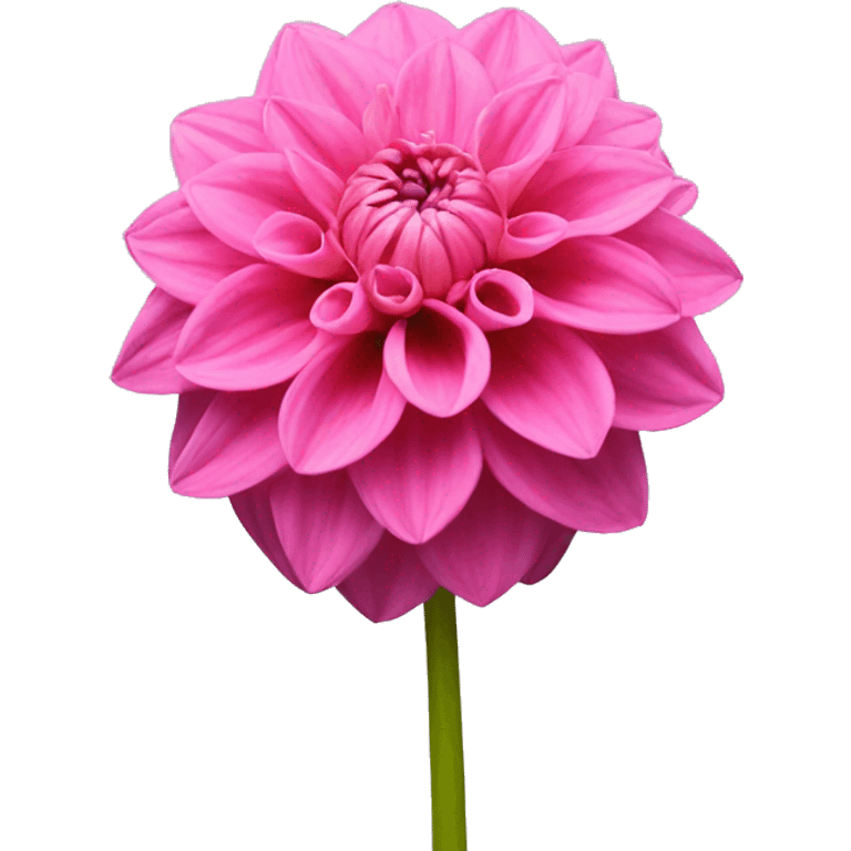 A pink dahlia boquett emoji