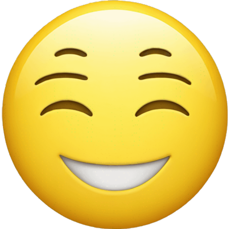 round emoji smile yellow emoji