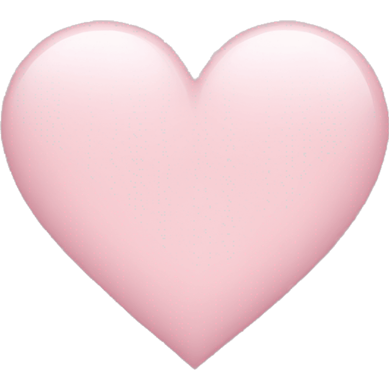 Light pink heart emoji