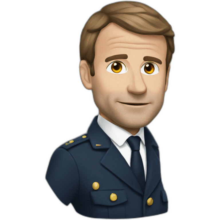 Macron en survêt emoji