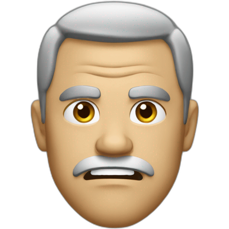 A angry man that don't know what he do emoji