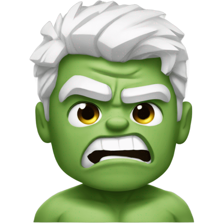 White HULK emoji