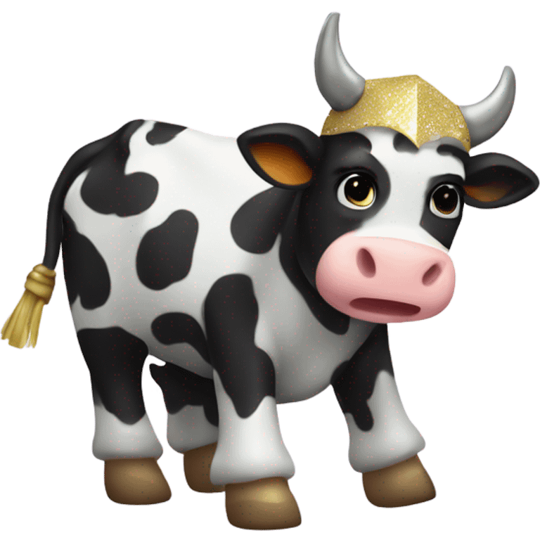 Sparkly ninja cow  emoji