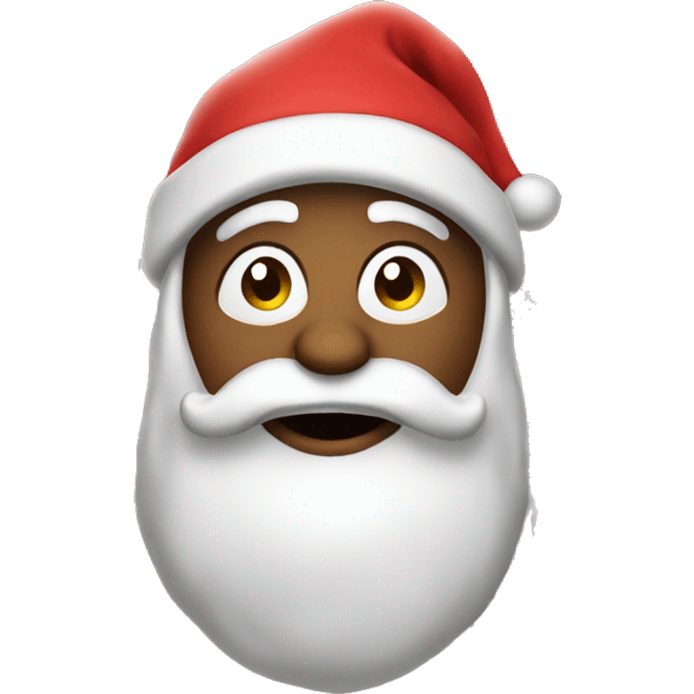 Santa Claus with Christmas lights  emoji