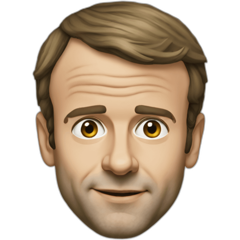 Realist Emmanuel Macron emoji