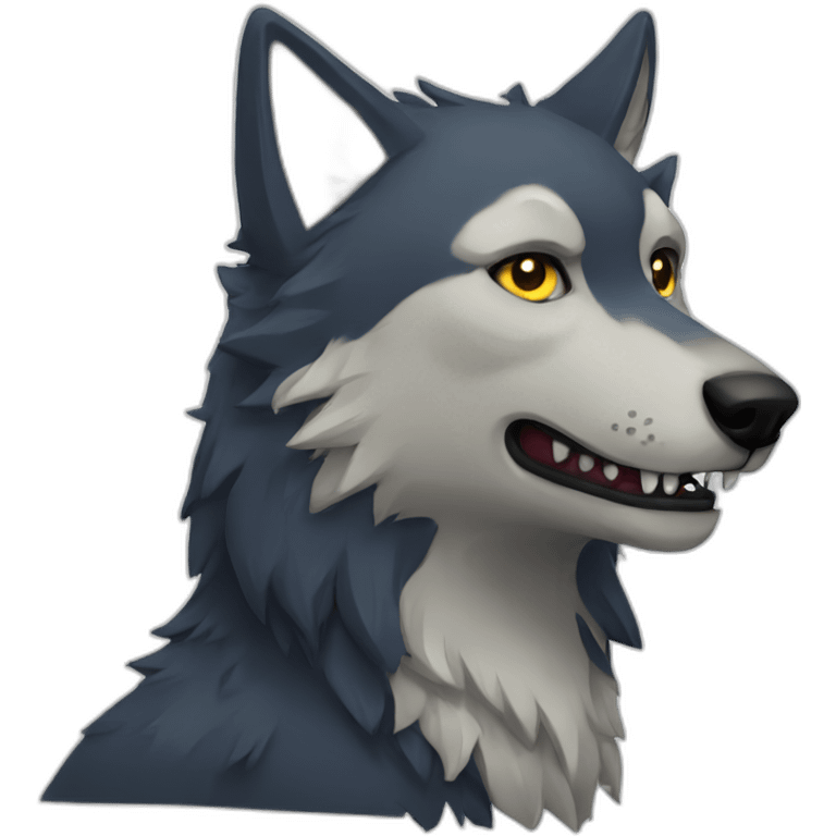 Death wolf emoji