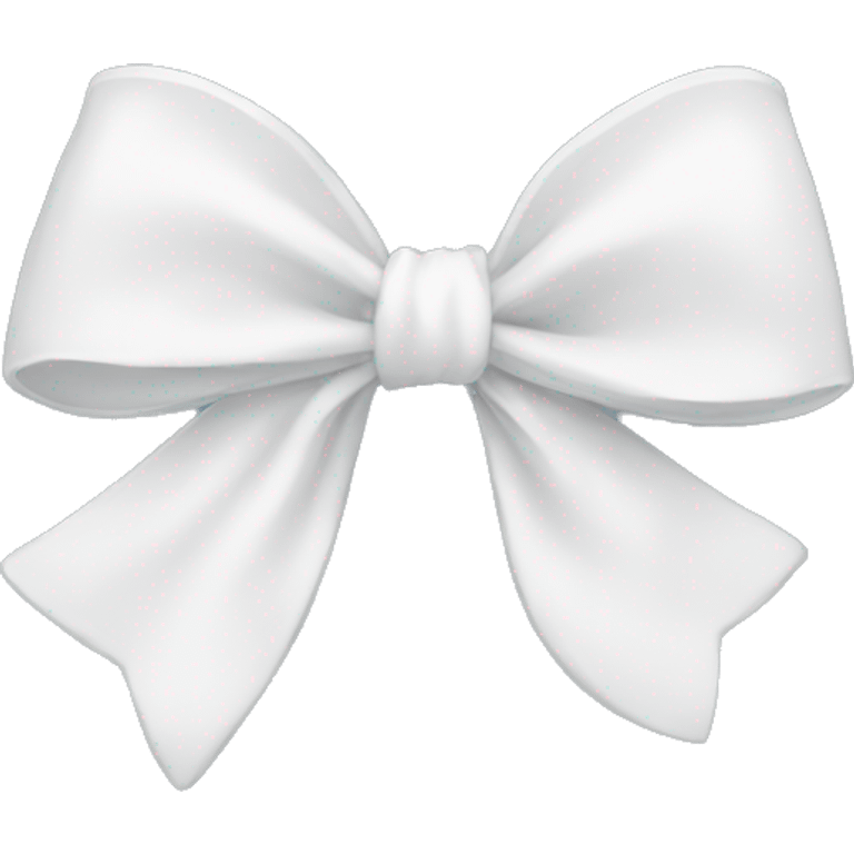 White bow emoji