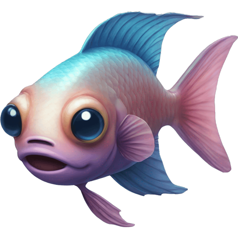 Alien fish emoji