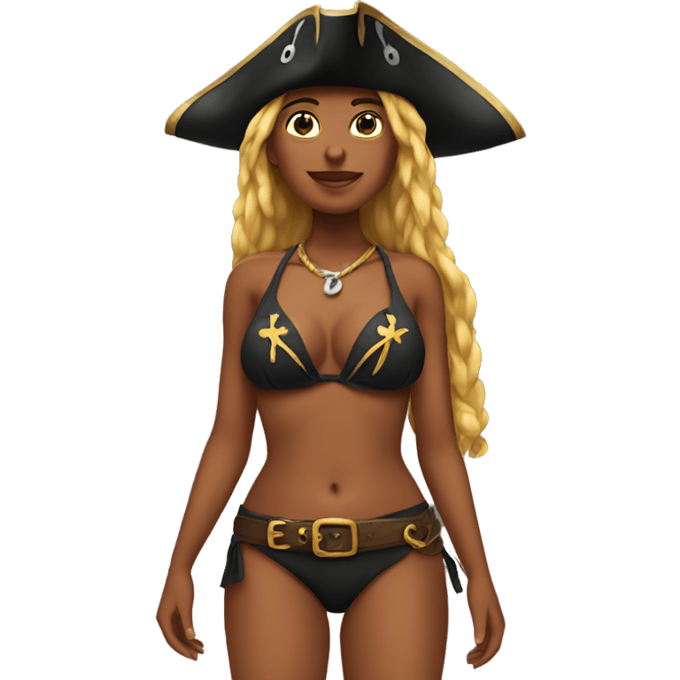 pirate in a bikini emoji