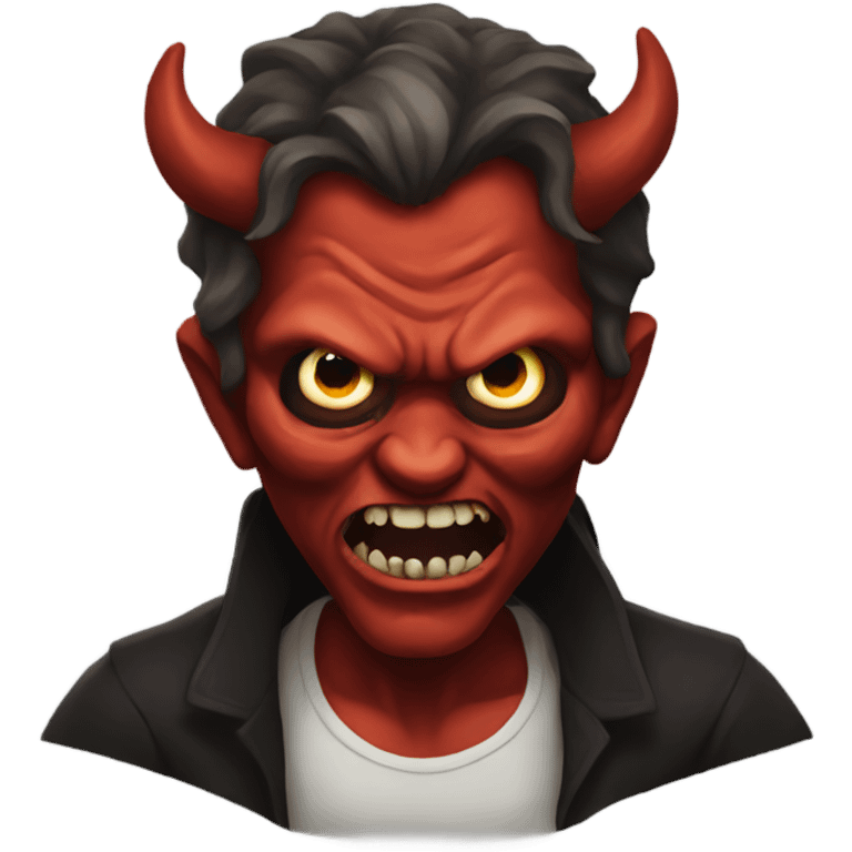 scary demon emoji