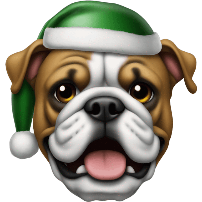 Christmas tree Georgia bulldog helmet emoji