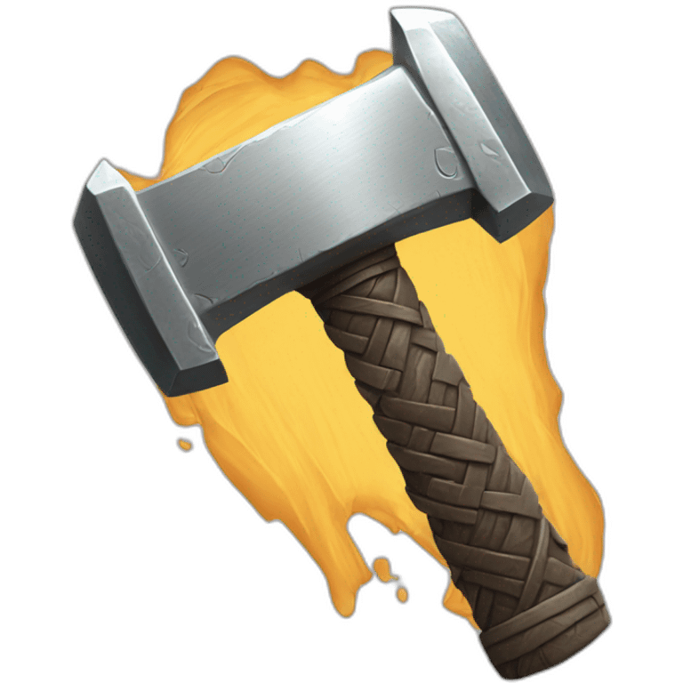 Thor hammer emoji