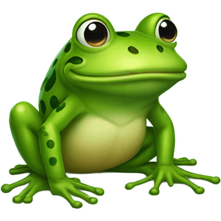 Frog with an ankle bracelet  emoji