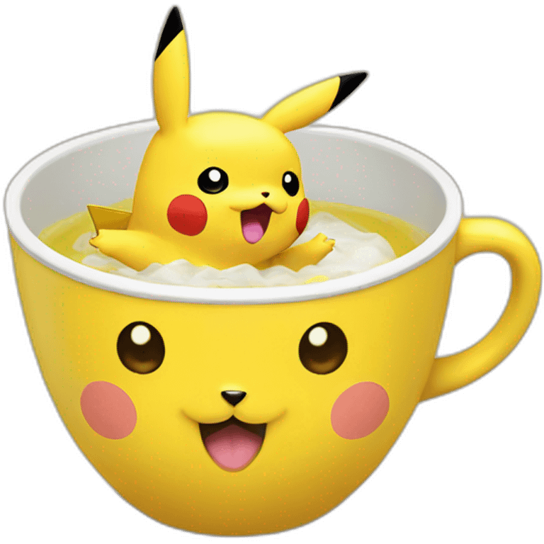 Pikachu cup emoji