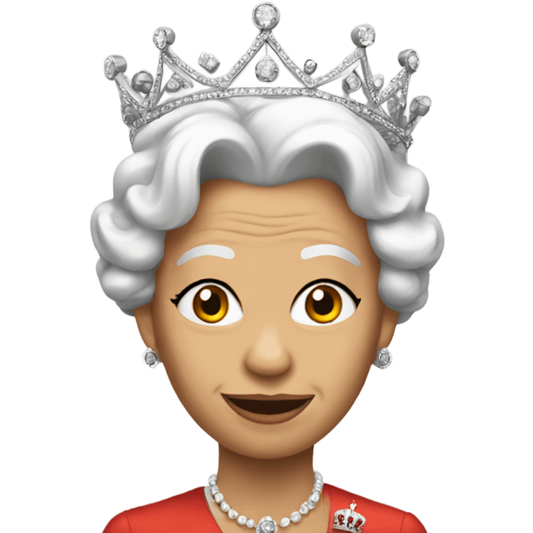 The queen emoji