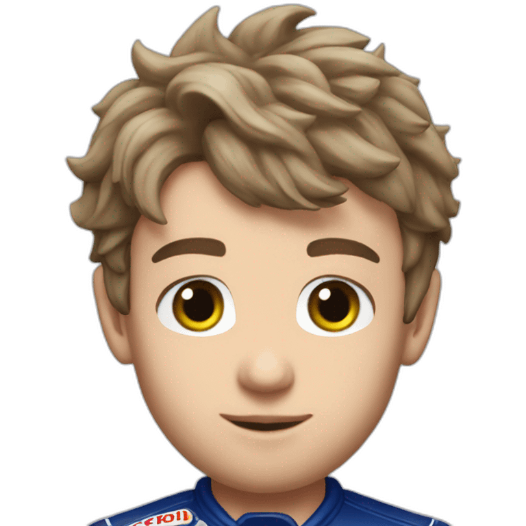 Hyper realistic pierre gasly emoji