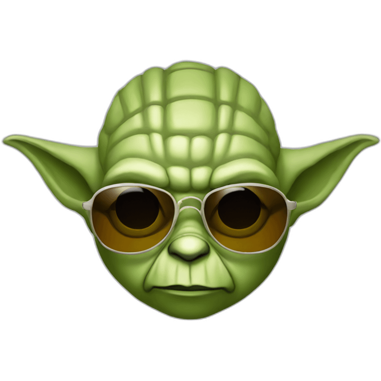 yoda with sunglasses emoji