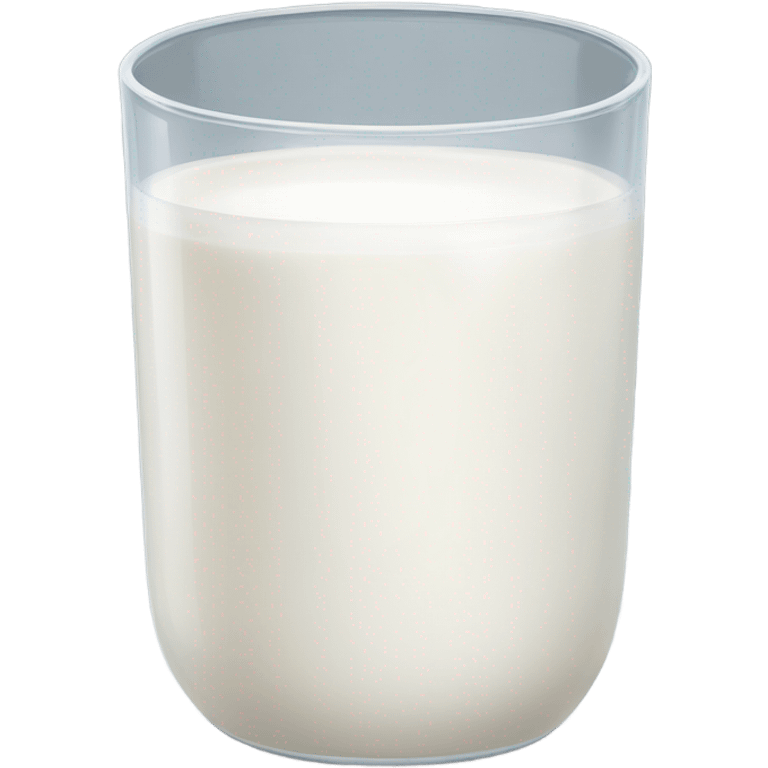 Milk at glass emoji