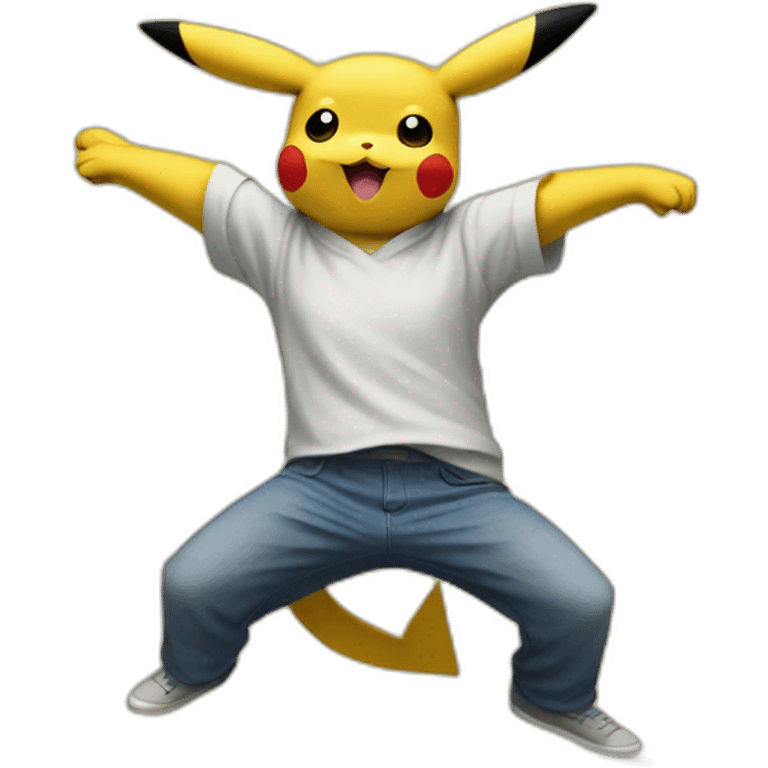 Pikachu qui dance emoji