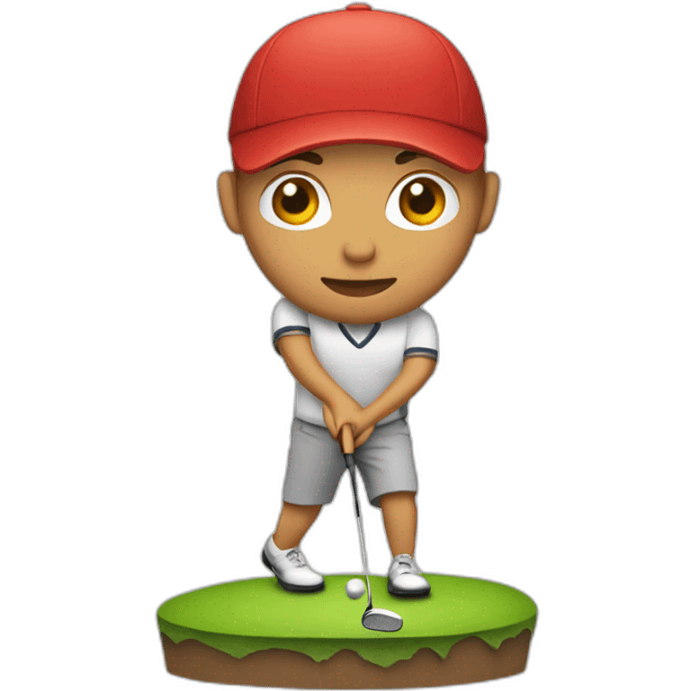 Jugador golf emoji