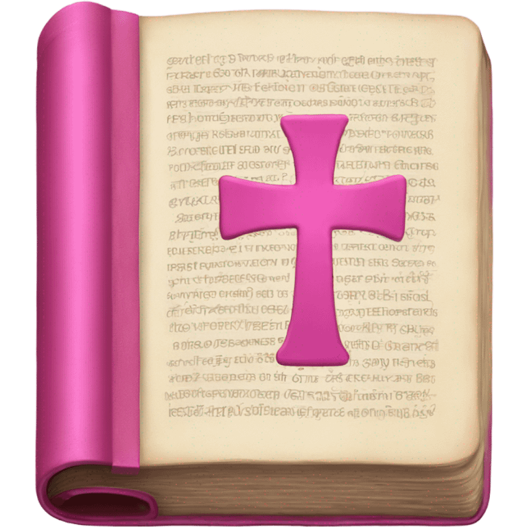 Bible pink  emoji