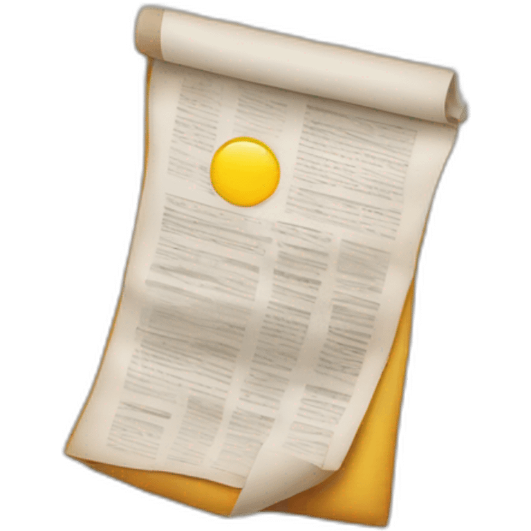 blog newspaper emoji