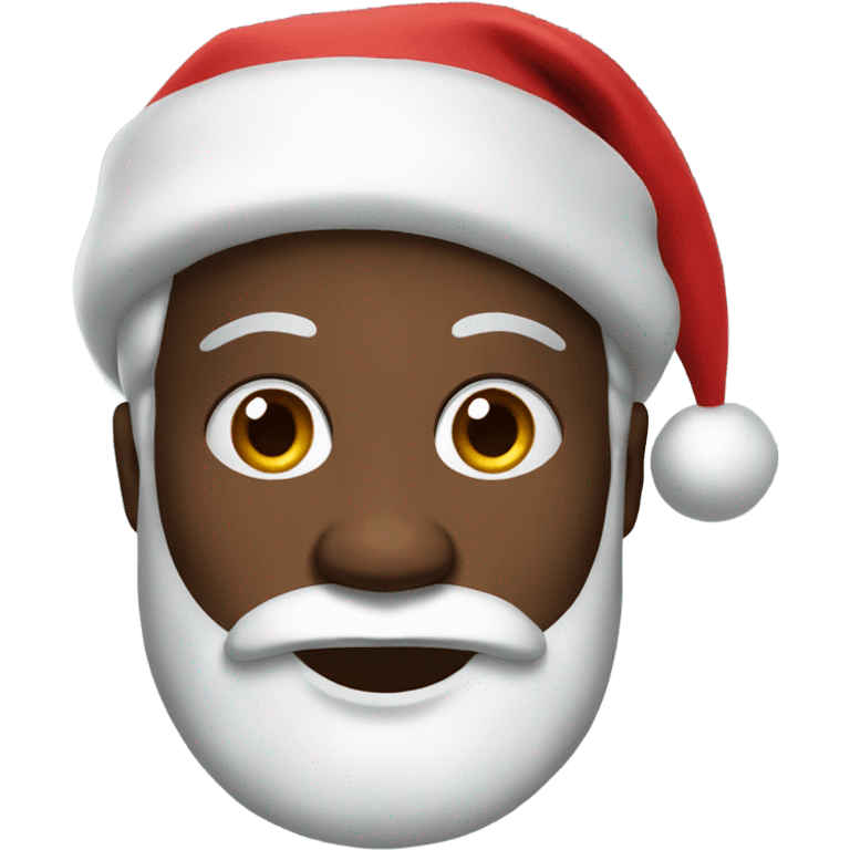 Black Santa Claus emoji