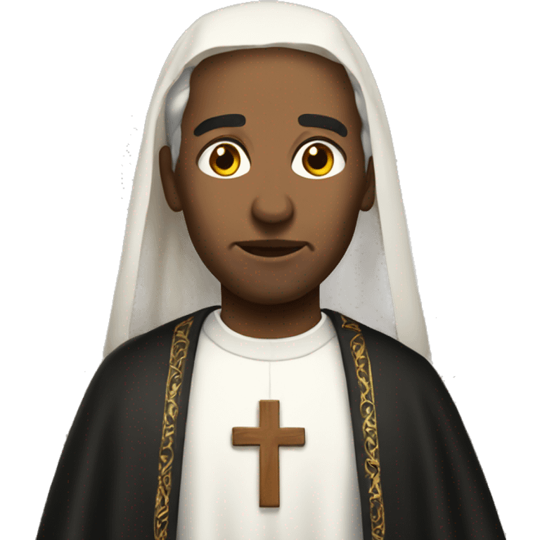 An extreme catholic person emoji