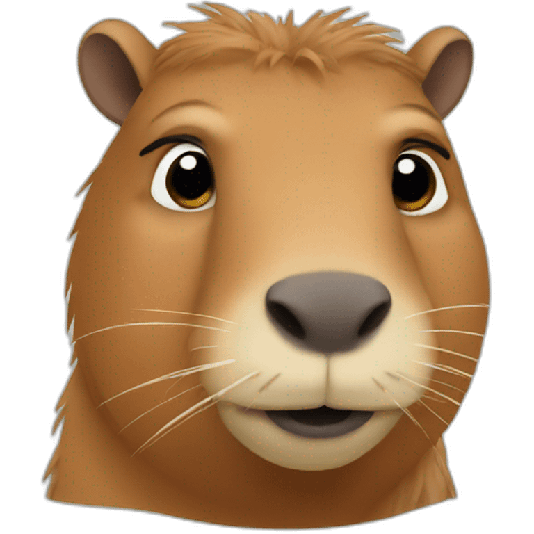 human capybara emoji