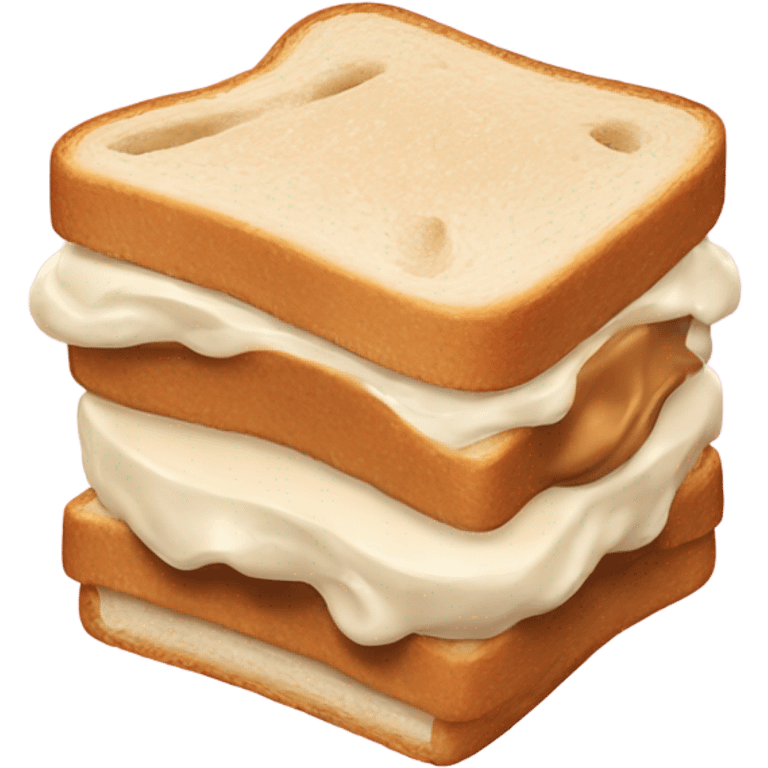 peanut butter and fluff sandwich  emoji