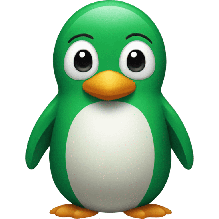 green pinguin emoji