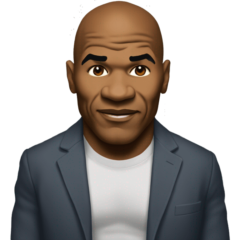 a hallway decking mike tyson emoji