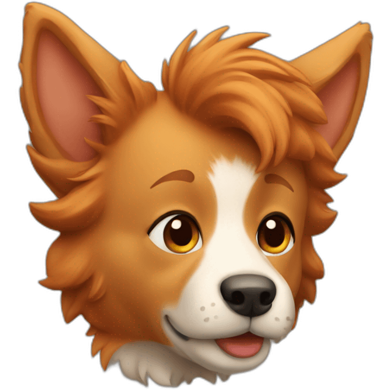 ginger shepherd emoji