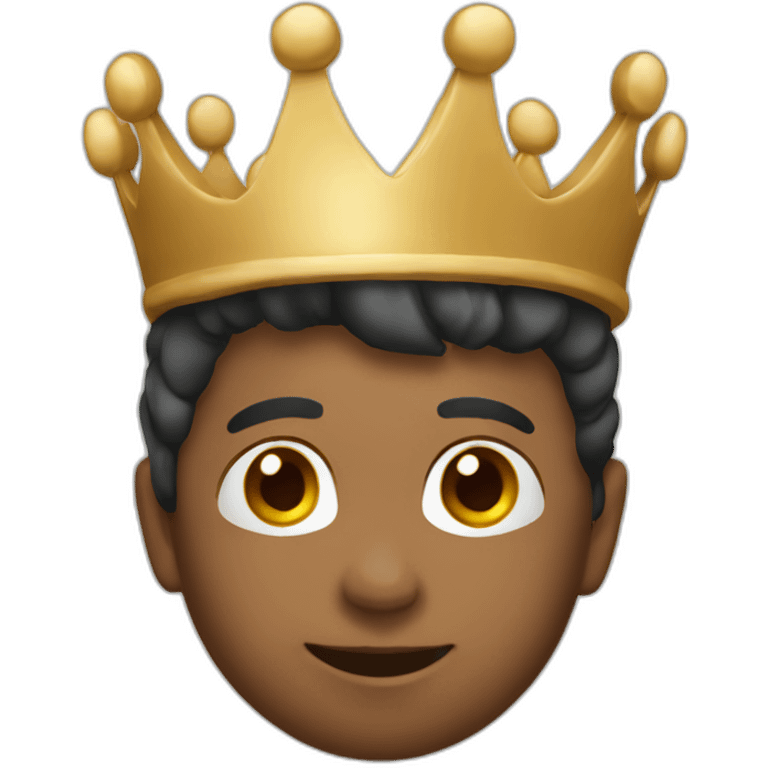 Attutide photo with crown emoji