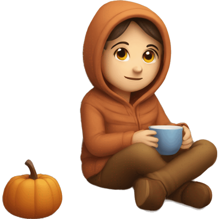 cozy autumn emoji