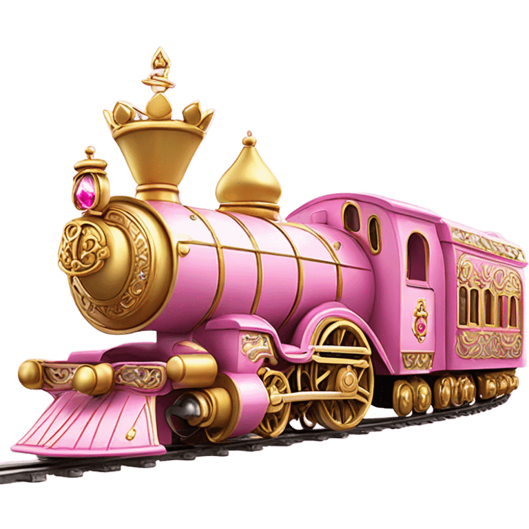 pink princess train emoji