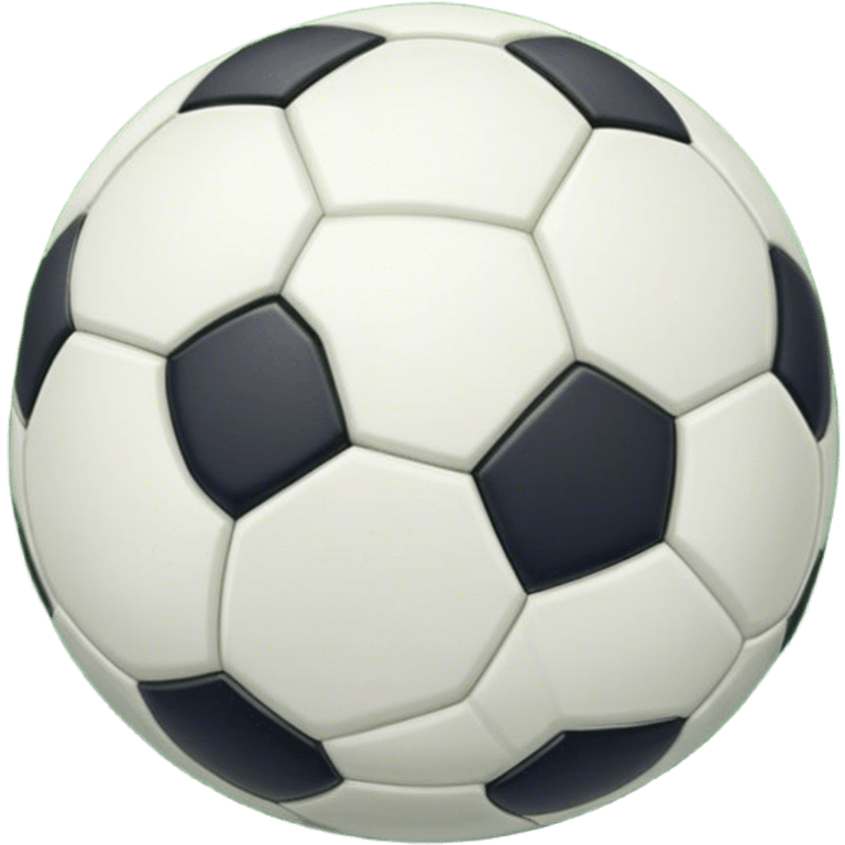 Cinematic Realistic image of a soccer ball resting on a lush, manicured field, rendered with detailed panel textures and crisp stitching, bathed in soft, natural lighting that highlights its timeless athletic appeal emoji