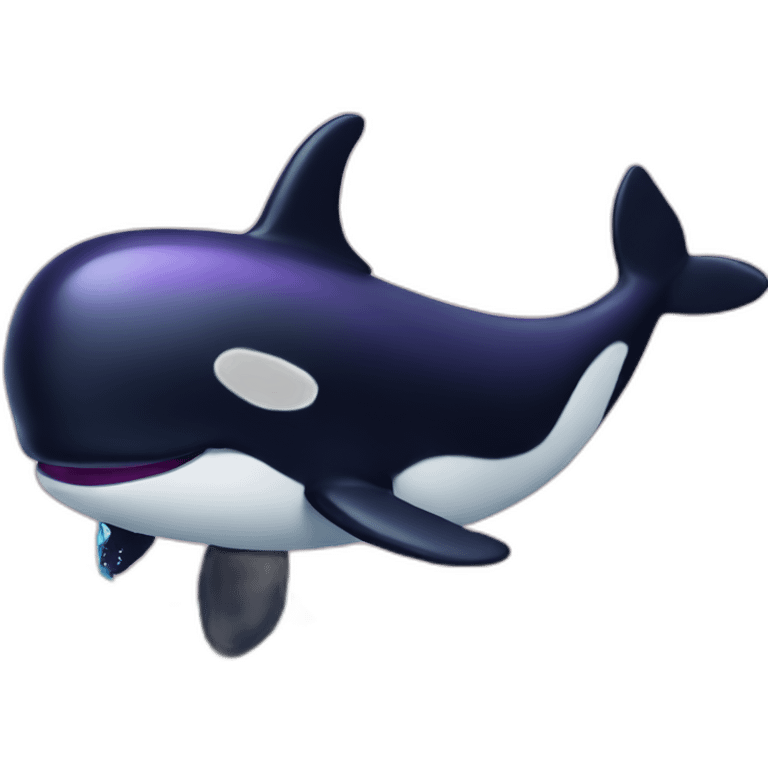 purple orca emoji