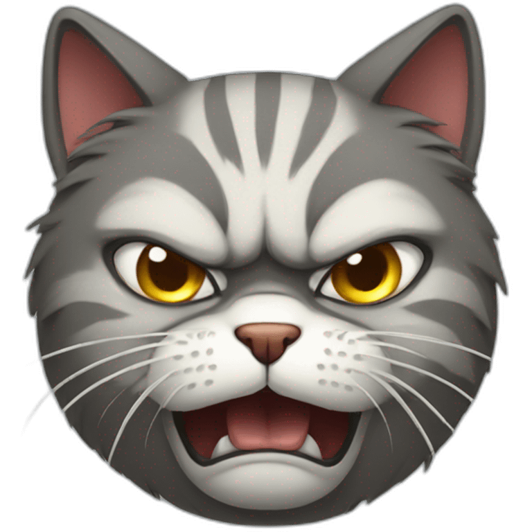 Angry cat emoji