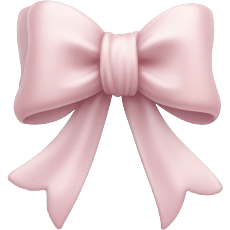 pastel pink bow emoji