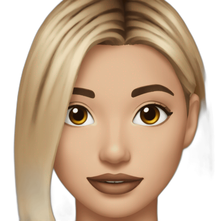 Hailey Bieber emoji